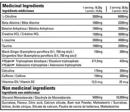 Bull Nutrition: 12 Strong Pre-Workout 40 Servings