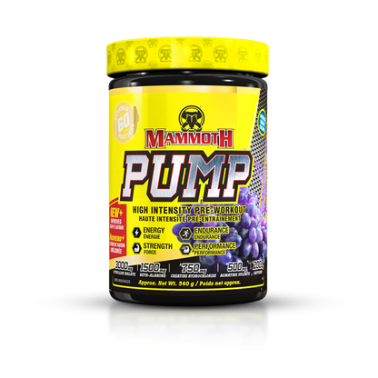 Mammoth Supplements: Pump 60 Servings