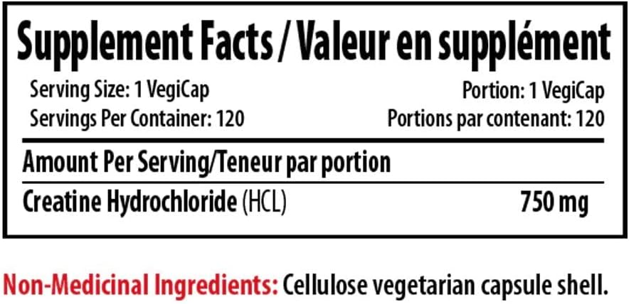 Proline: Creatine HCL 120 Capsules