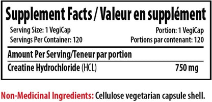 Proline: Creatine HCL 120 Capsules