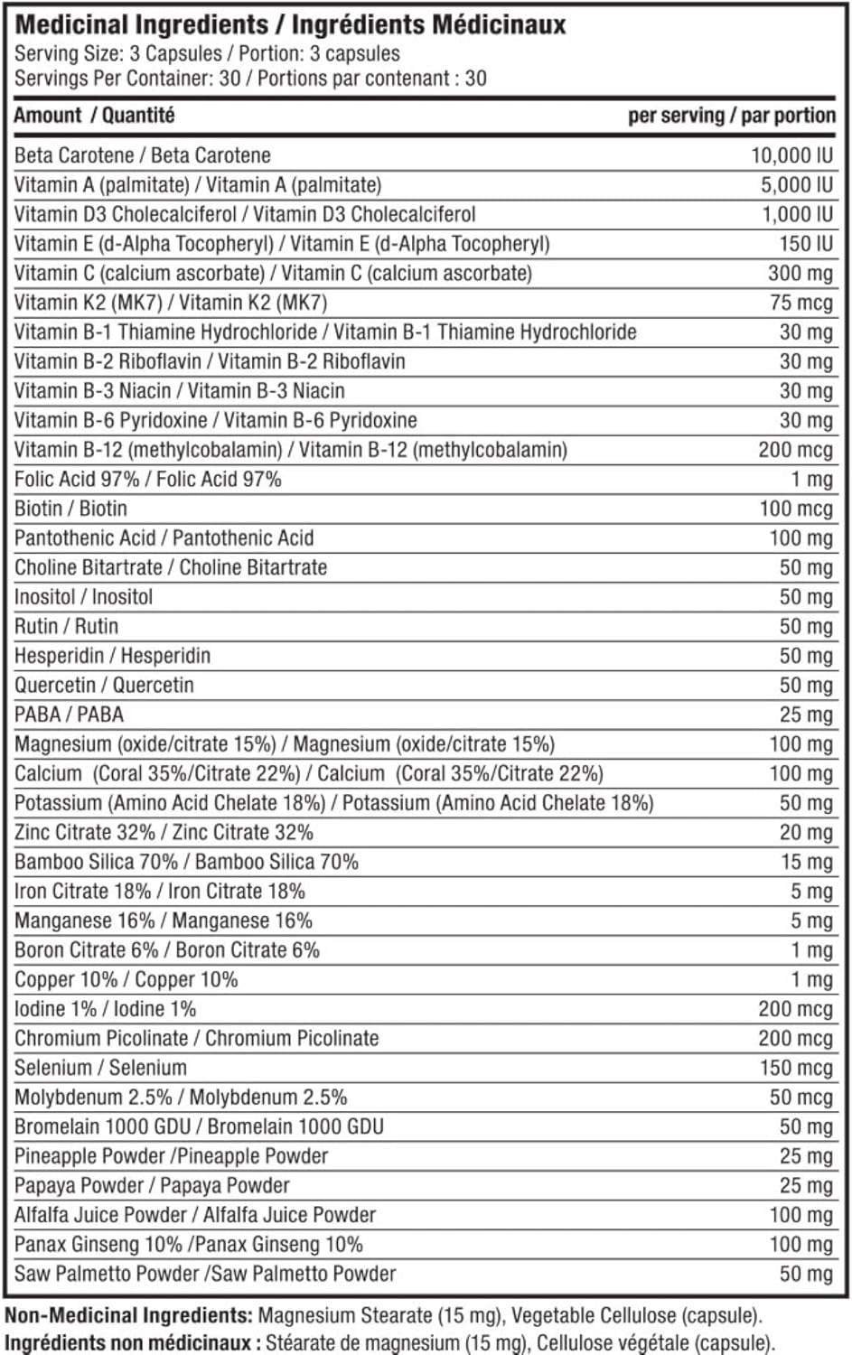 Proline: Active Men Multi Vitamin 90 Capsules