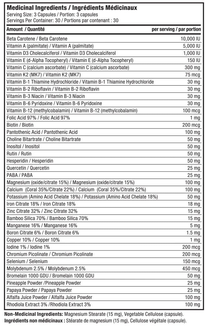 Proline: Active Women Multi Vitamin 90 Capsules