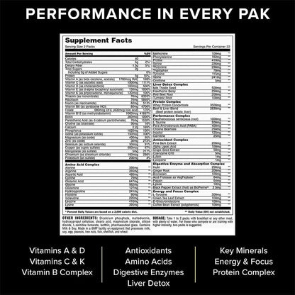 Animal: Pak Multi-Vitamin 44 Servings