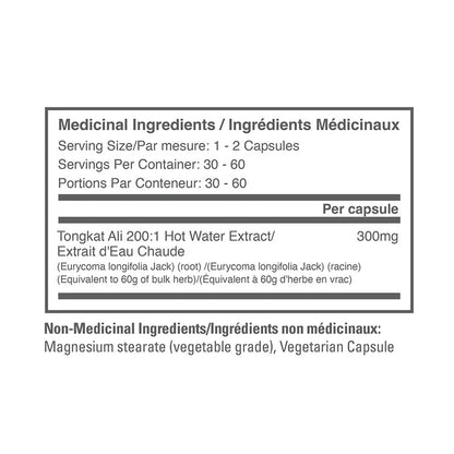 Ballistic Labs: Tongkat Ali 60 Capsules