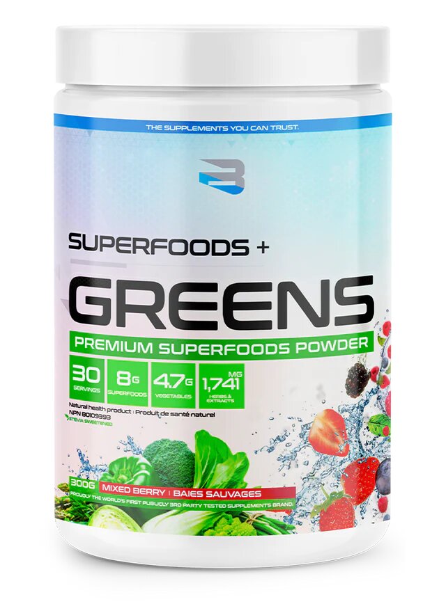 Believe Supplements: Organic Greens 30 Servings