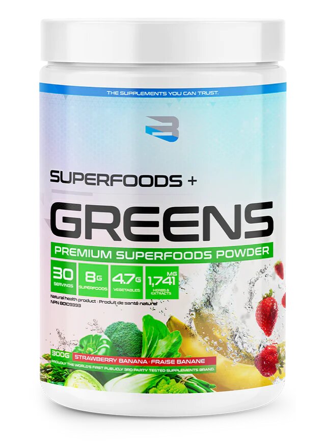 Believe Supplements: Organic Greens 30 Servings