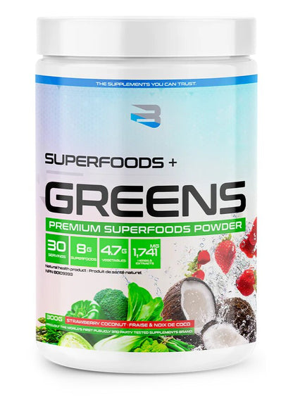 Believe Supplements: Organic Greens 30 Servings