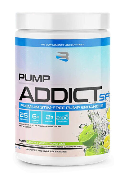 Believe Supplements: Pump Addict Stim Free 25 Servings