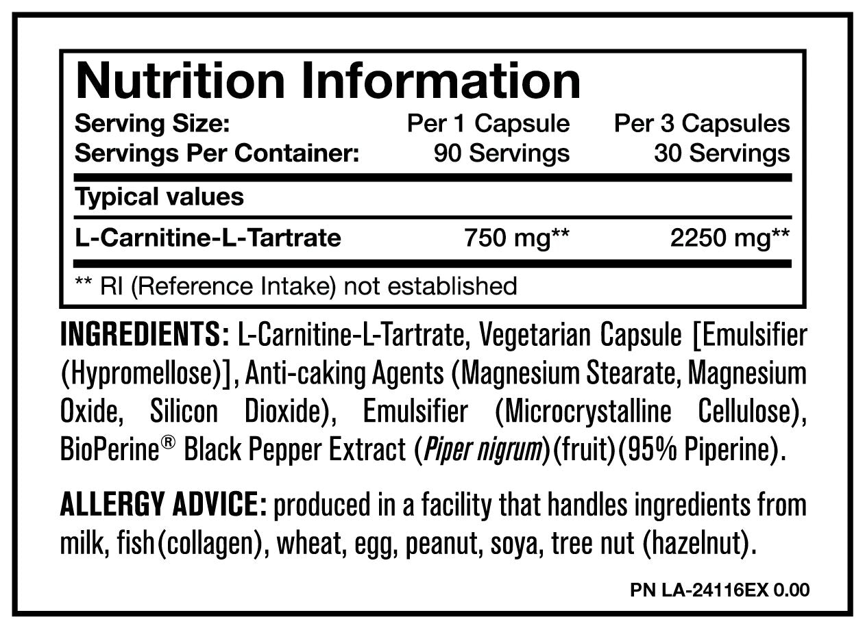 Mutant: L-Carnitine 120 Capsules