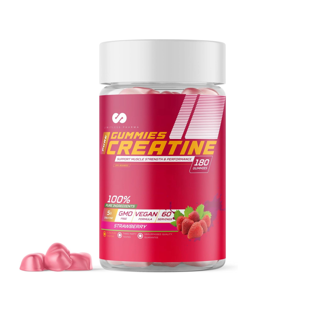 Limitless Pharma: Creatine Gummies 180 gummies