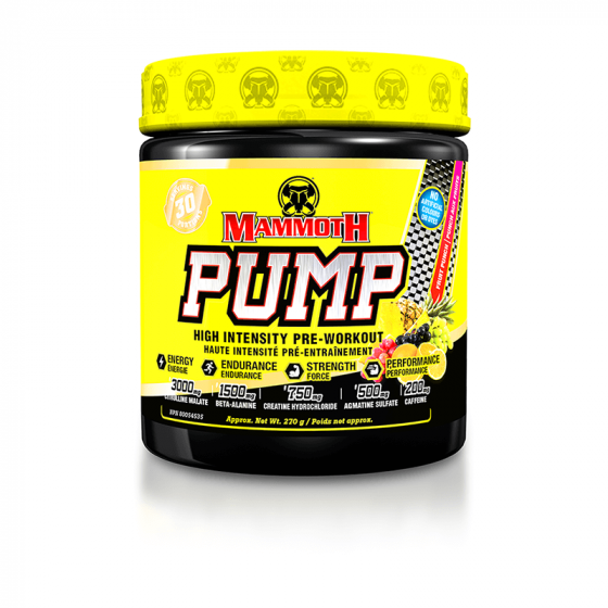 Mammoth Supplements: Pump 30 Servings