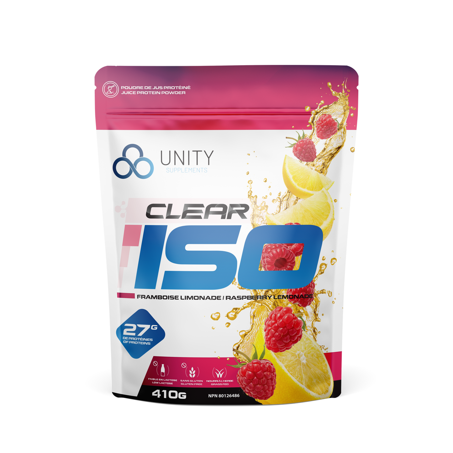 Unity Supplements: Clear Iso 12 Servings