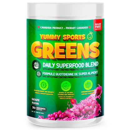 Yummy Sports: Greens 30 Servings