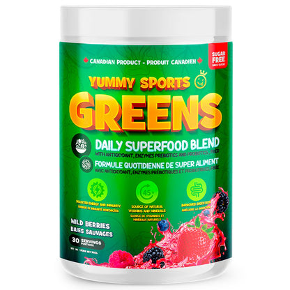 Yummy Sports: Greens 30 Servings