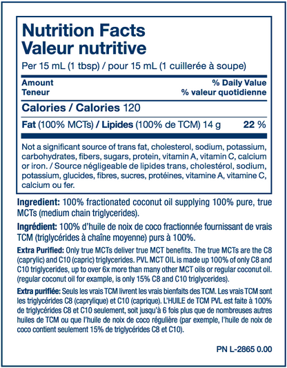 PVL: 100% Pure MCT Oil 946ml