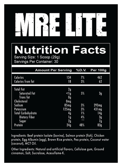 Redcon1: MRE Lite 1.92lbs