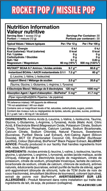 Mutant: BCAA 9.7 30 Servings