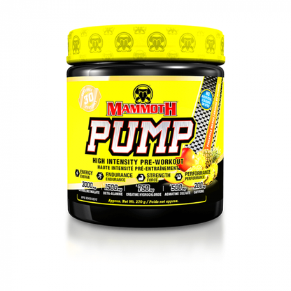 Mammoth Supplements: Pump 30 Servings