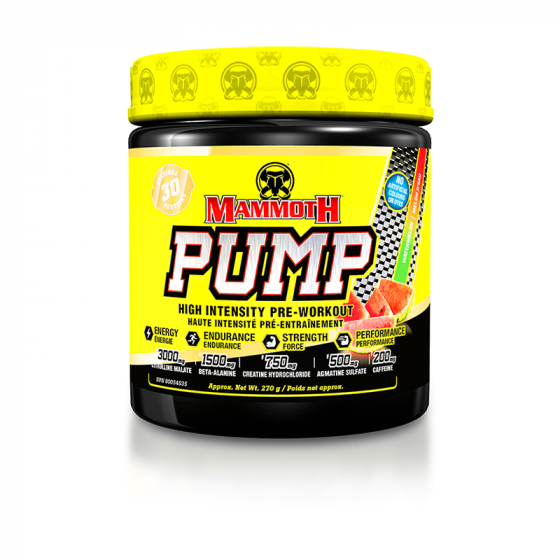 Mammoth Supplements: Pump 30 Servings