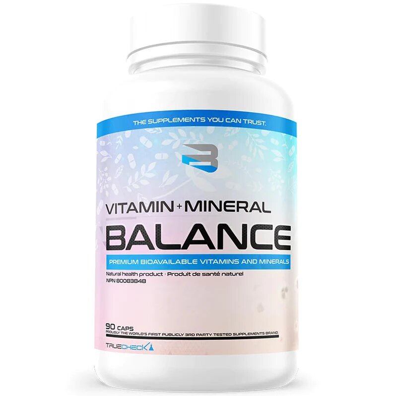 Believe Supplements: Vitamin & Mineral Balance 90 Capsules