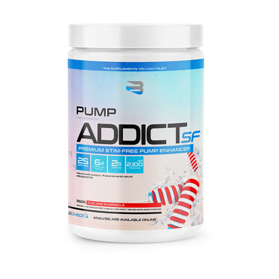 Believe Supplements: Pump Addict Stim Free 25 Servings