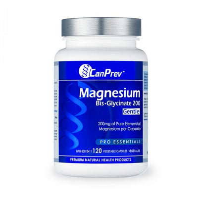 CanPrev: Magnesium Bi Glycinate 200 Gentle 120 Capsules