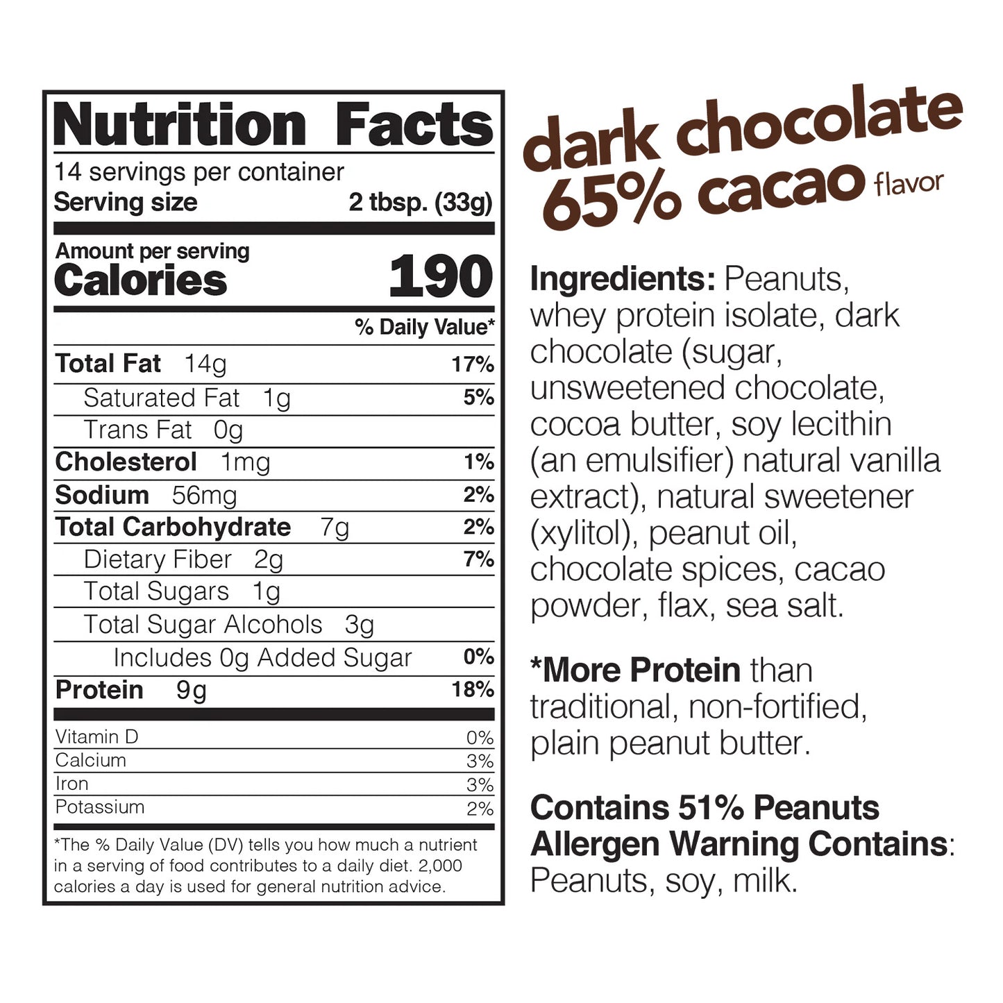 Nuts 'N More: High Protein Peanut Butter 1lb