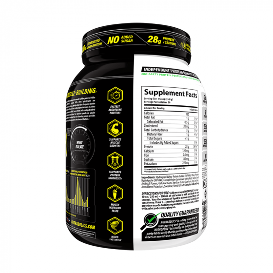 Nutrabolics: HydroPure 1.6lbs