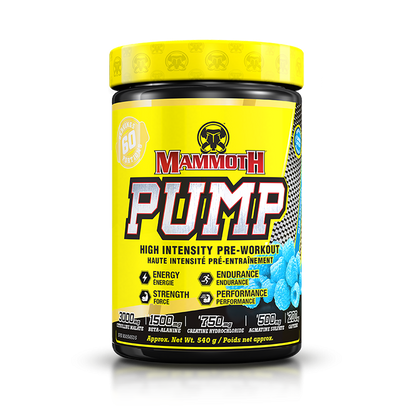 Mammoth Supplements: Pump 60 Servings