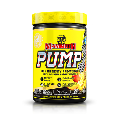 Mammoth Supplements: Pump 60 Servings