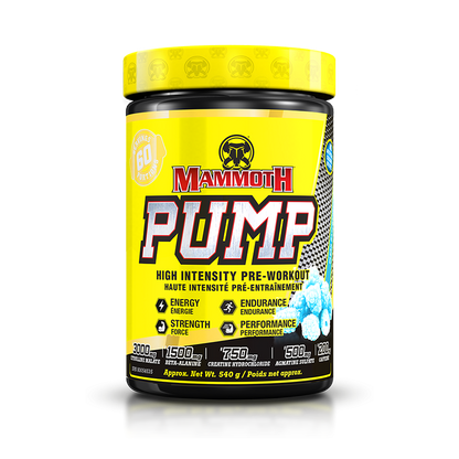 Mammoth Supplements: Pump 60 Servings