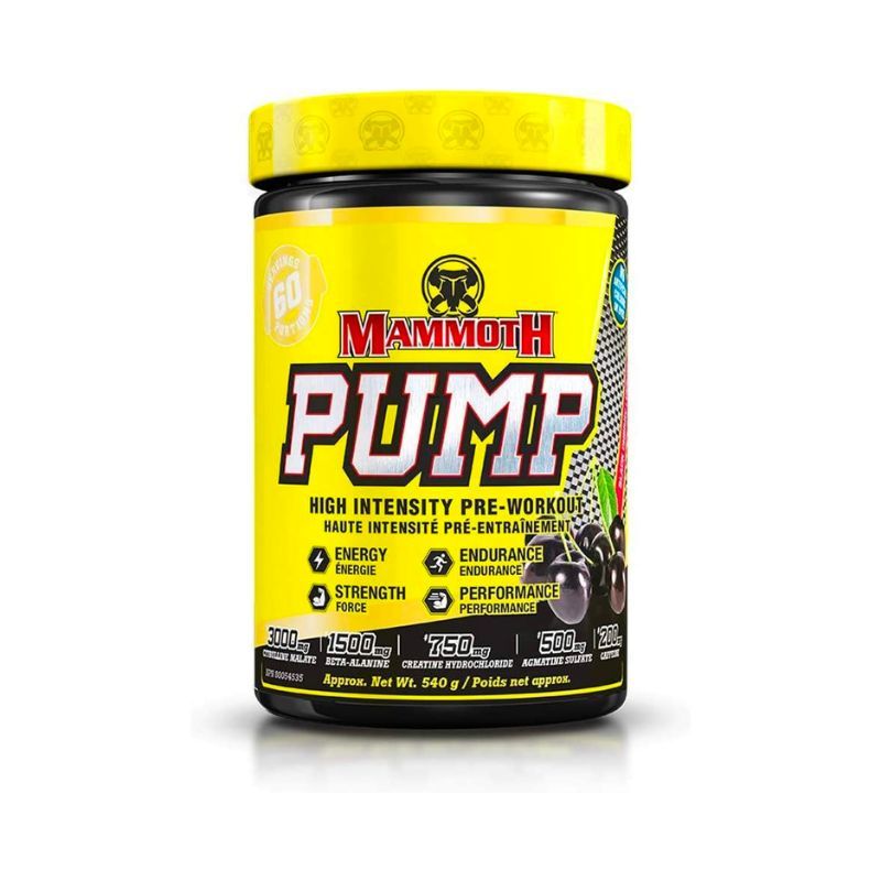 Mammoth Supplements: Pump 60 Servings