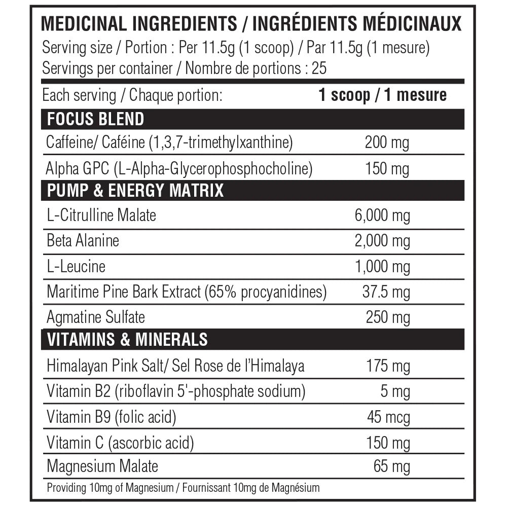 Believe Supplements: Pre Fuel 25 Servings